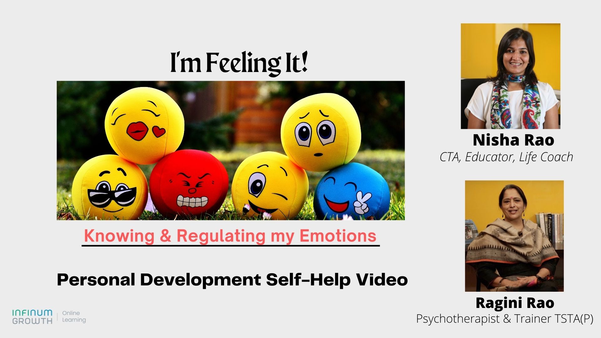 Knowing and Regulating My Emotions : I’m Feeling it – A Learning Video Program