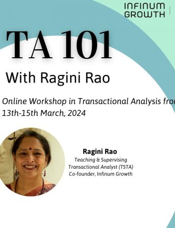 TA 101: Online Workshop in Transactional Analysis;13th-15th March,2024